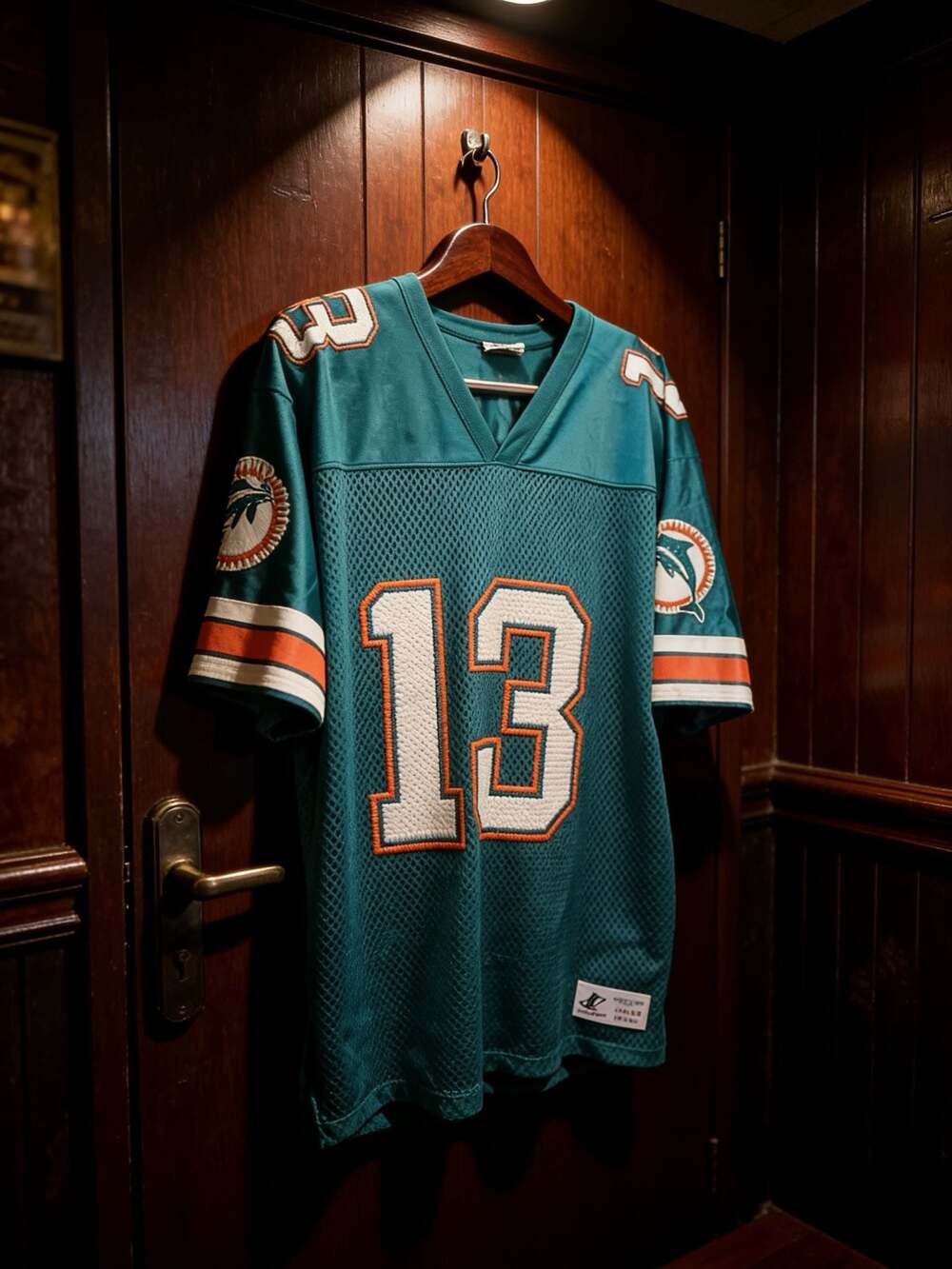 Vintage Logo Athletic Miami Dolphins Dan Marino 13 Jersey Size L (46-48)